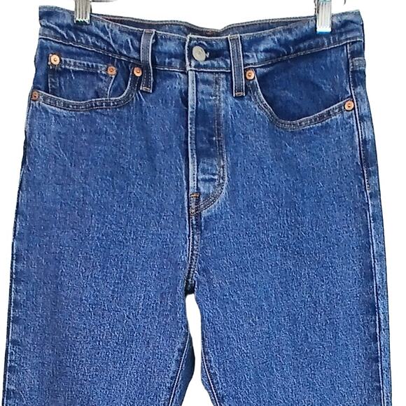 Levi's SZ 28/26 Premium Denim Wedgie Straight Jeans 34964-0080  Jive Stonewash - Picture 6 of 6